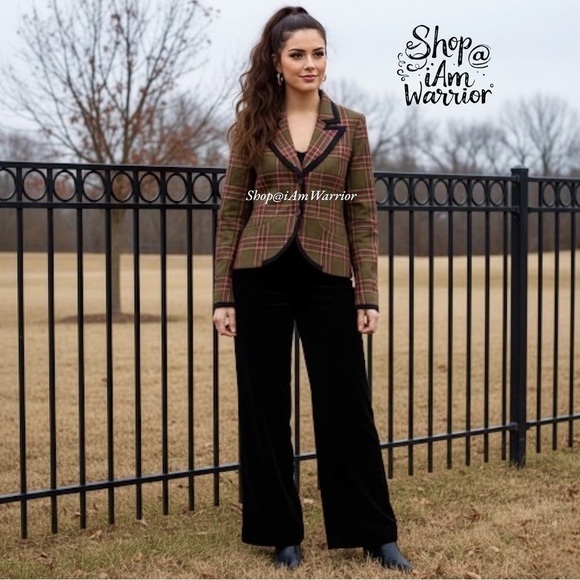 L.A.M.B. by Gwen Stefani Plaid Wool Blazer — Fall 2006 Showroom Collection - Picture 2 of 13